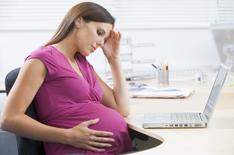 Сидячая работа во время беременности